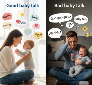 Good and Bad Baby Talk Teaching Communication Skills