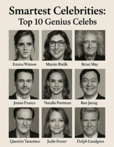 Smartest Celebrities Top 10 Genius Celebs