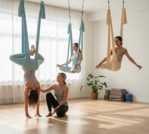 Aerial (Suspension) Yoga Therapy Combining Gravity, Mindfulness, and Movement for Mental Health