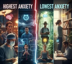 Highest and Lowest Anxiety Professions Which Careers Impact Mental Health the Most