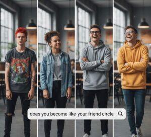 Do you become the same as your friend circle An evidence‑based guide to peer influence, homophily and mental health